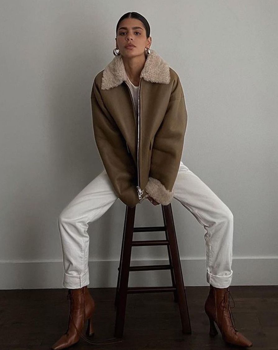 JEN CABALLOS IN CL CROPPED CHILLING JACKET