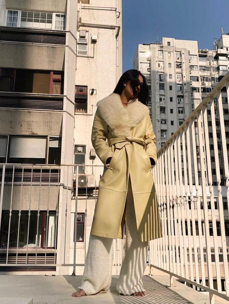 JUSTINE LEE IN YOU & ME TRENCH COAT