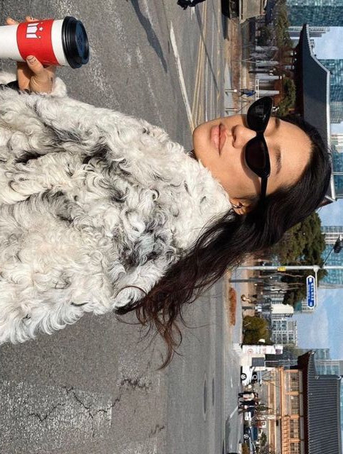 PEGGY GOU IN CL DREAM SHEARLING COAT