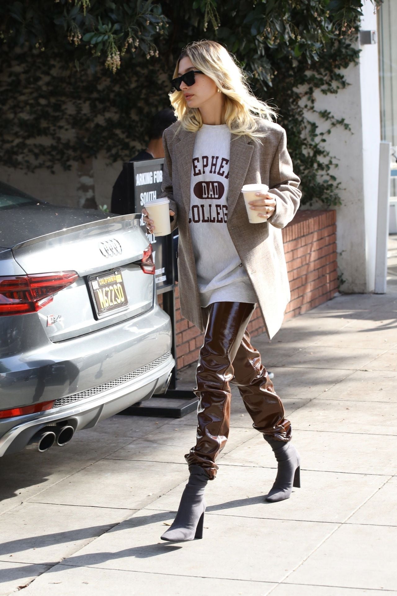 HAILEY BIEBER IN CL RAVER PANTS