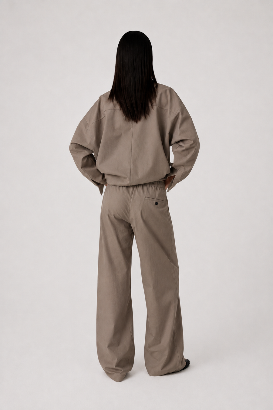 Lounge Pants | Lightweight Cotton Twill – Taupe