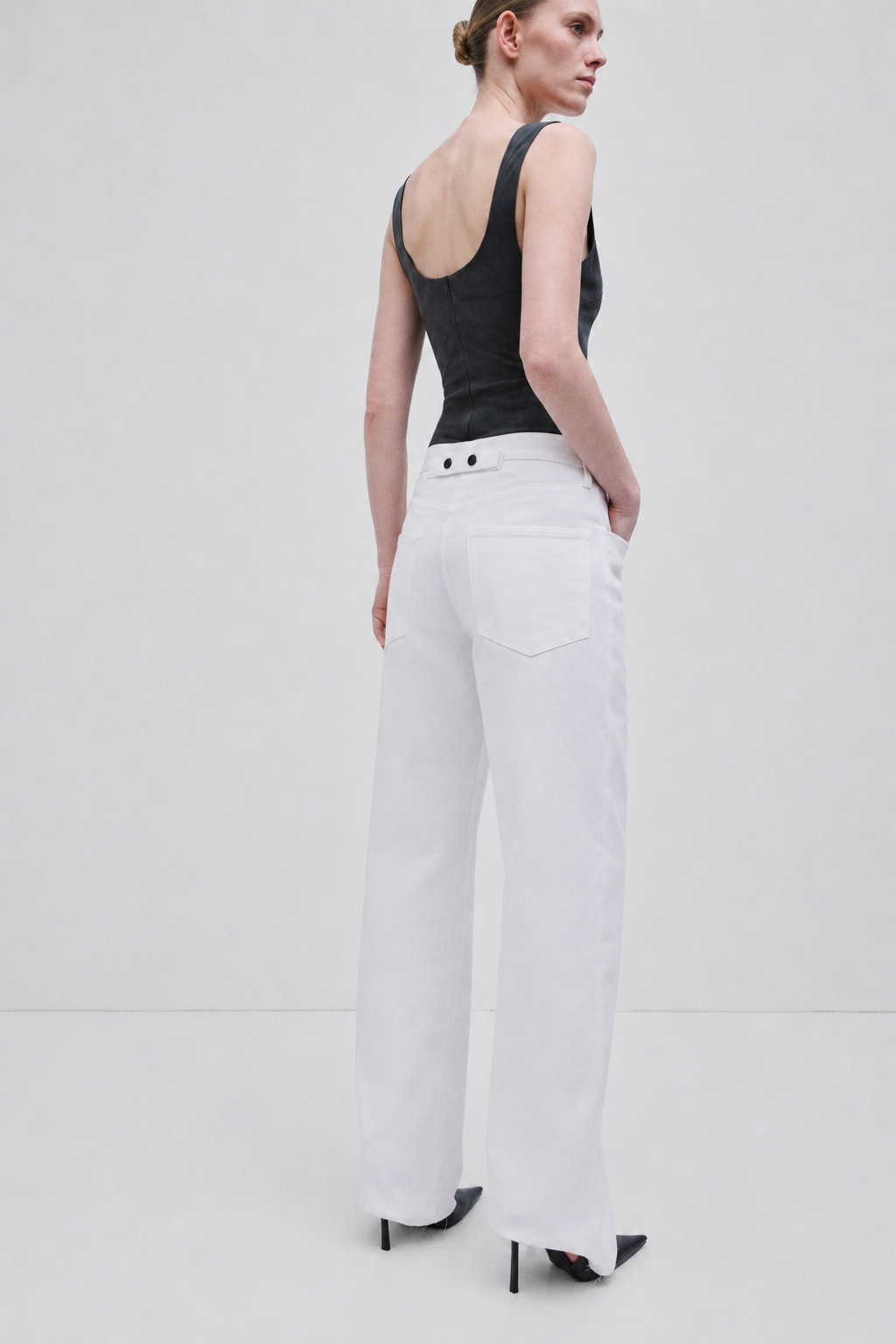 Soft Curve Barrel Pants | Denim – Off White