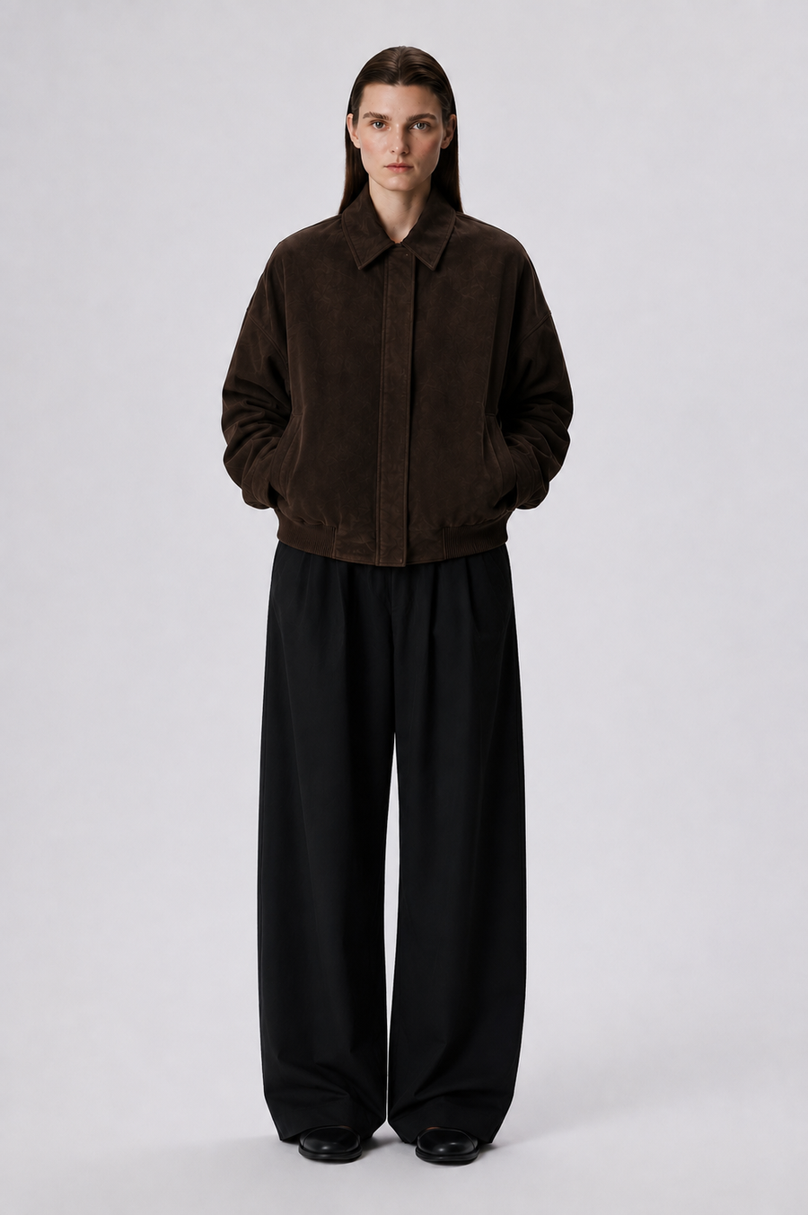 Bomber X Jacket | Suede - Chocolate