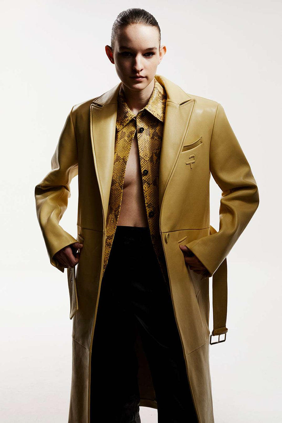 "You & Me" Trench Coat - Light Yellow