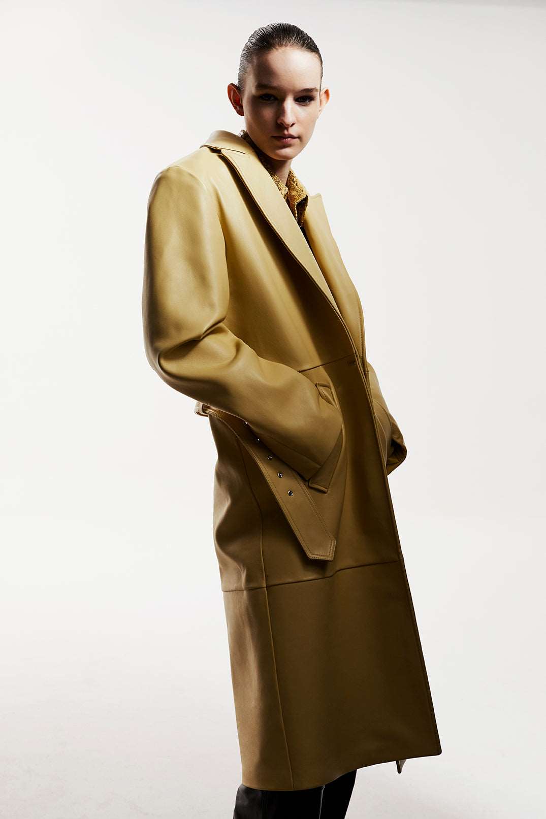 YOU & ME TRENCHCOAT - LIGHT YELLOW