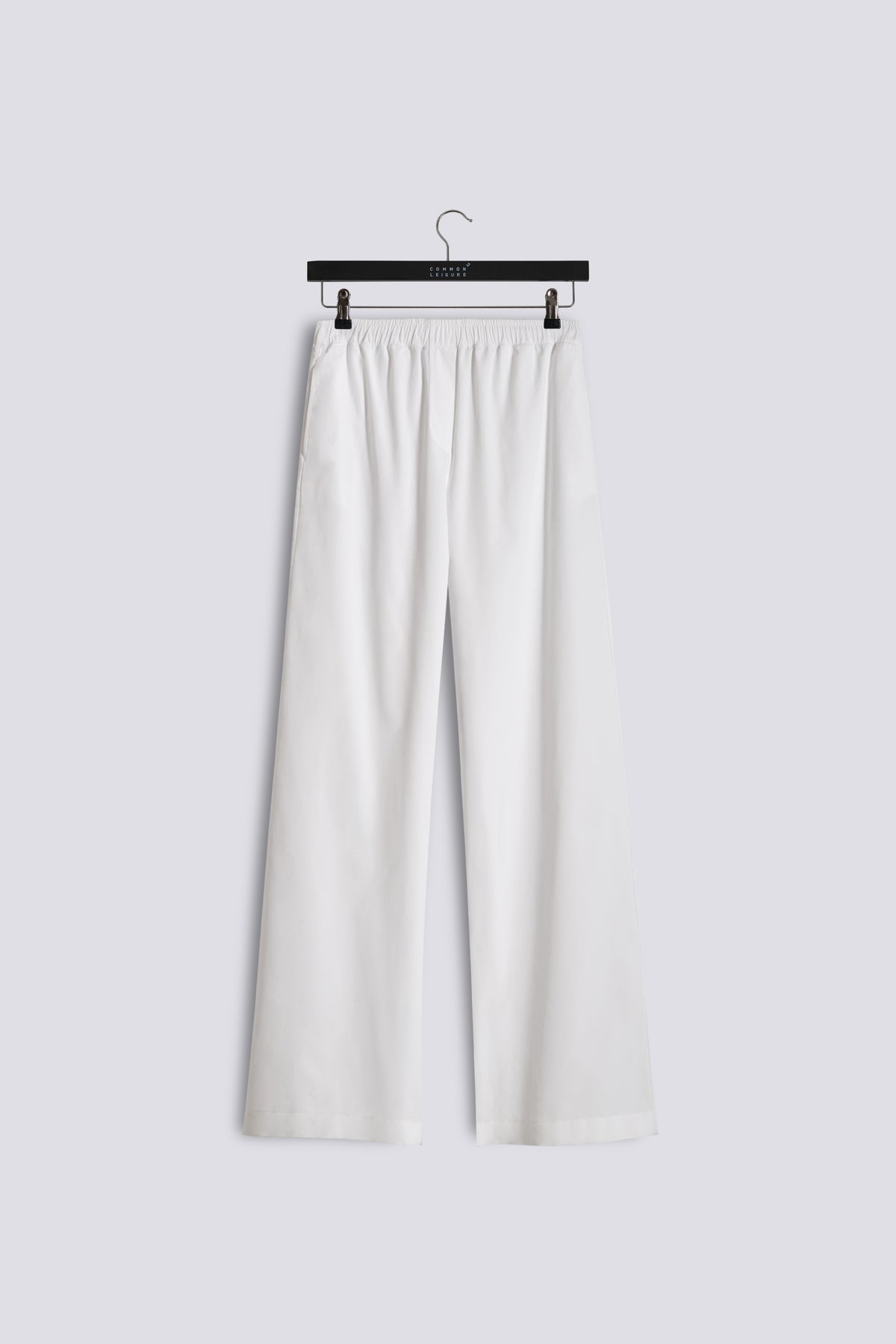 Lounge Pants | Cotton Poplin – White