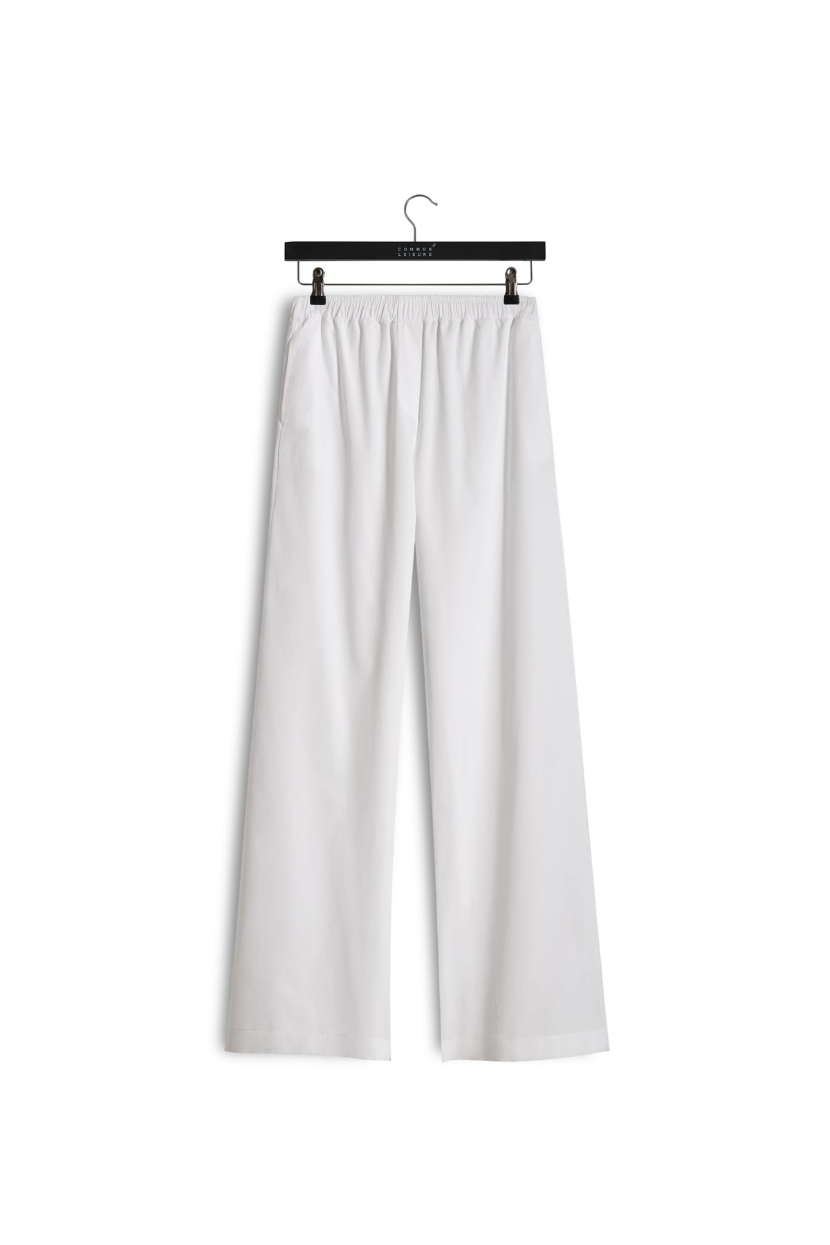 Lounge Pants | Cotton Poplin – White