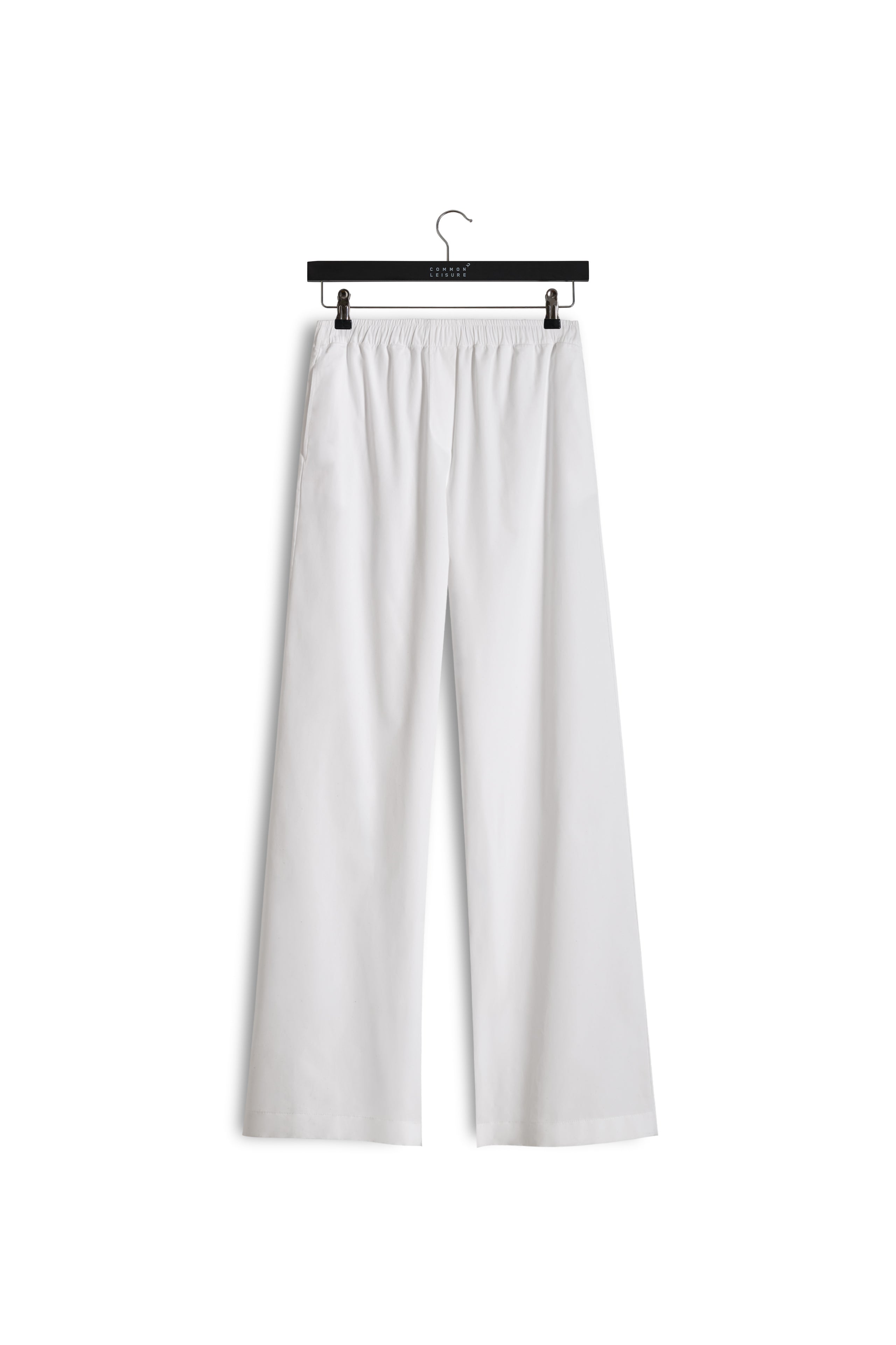 Lounge Pants | Cotton Poplin – White