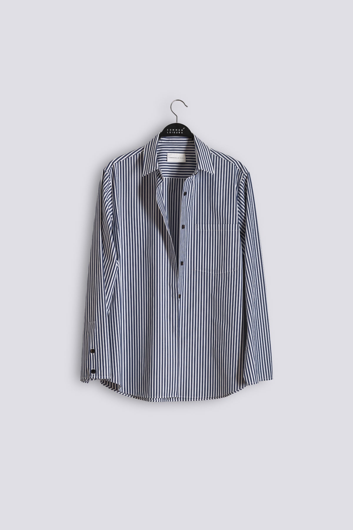 Stance Shirt | Cotton Poplin – Navy Stripe