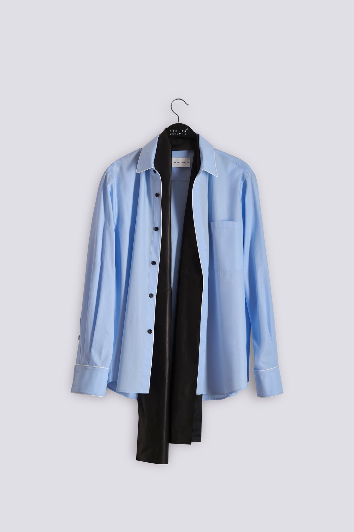 Tailored Shirt | Cotton Poplin – Light Blue