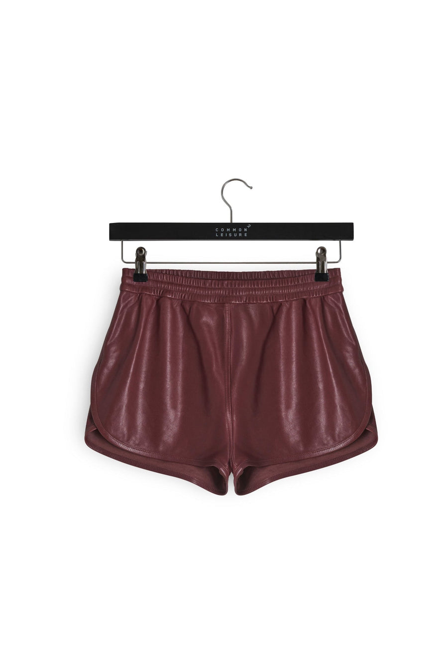 Speed Up Shorts | Leather – Bordeaux