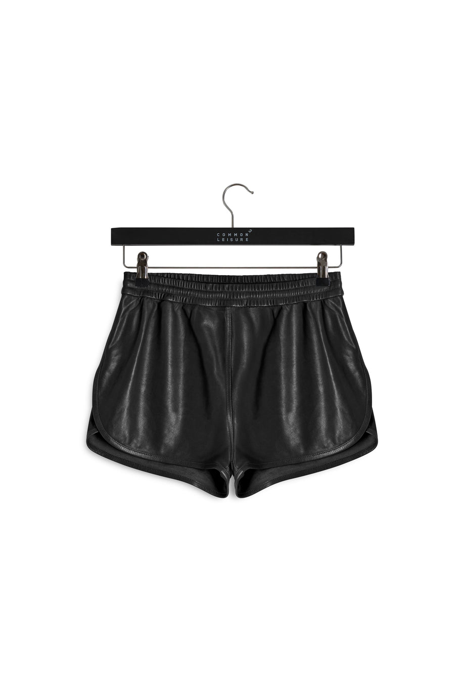 Speed Up Shorts | Leather – Black