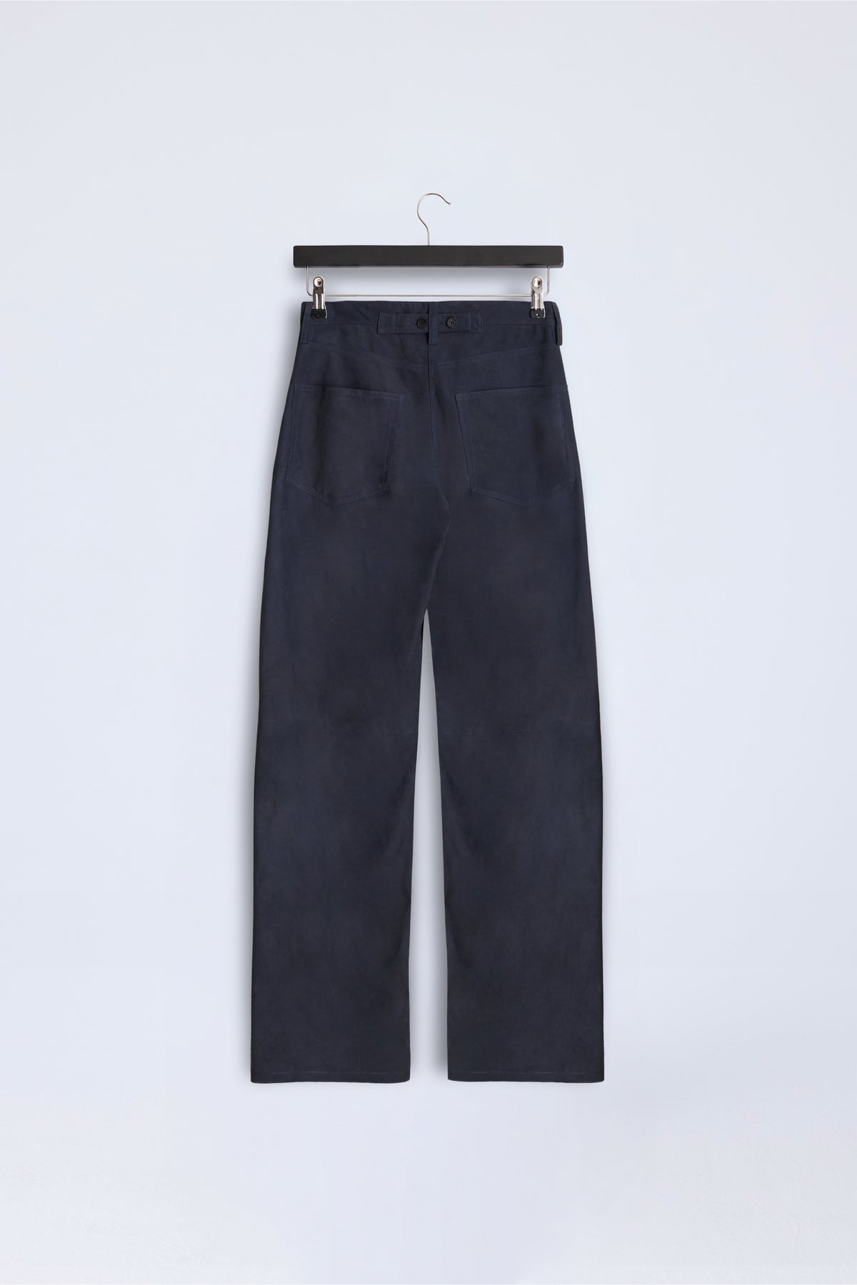 Soft Curve Barrel Pants | Nubuck – Navy