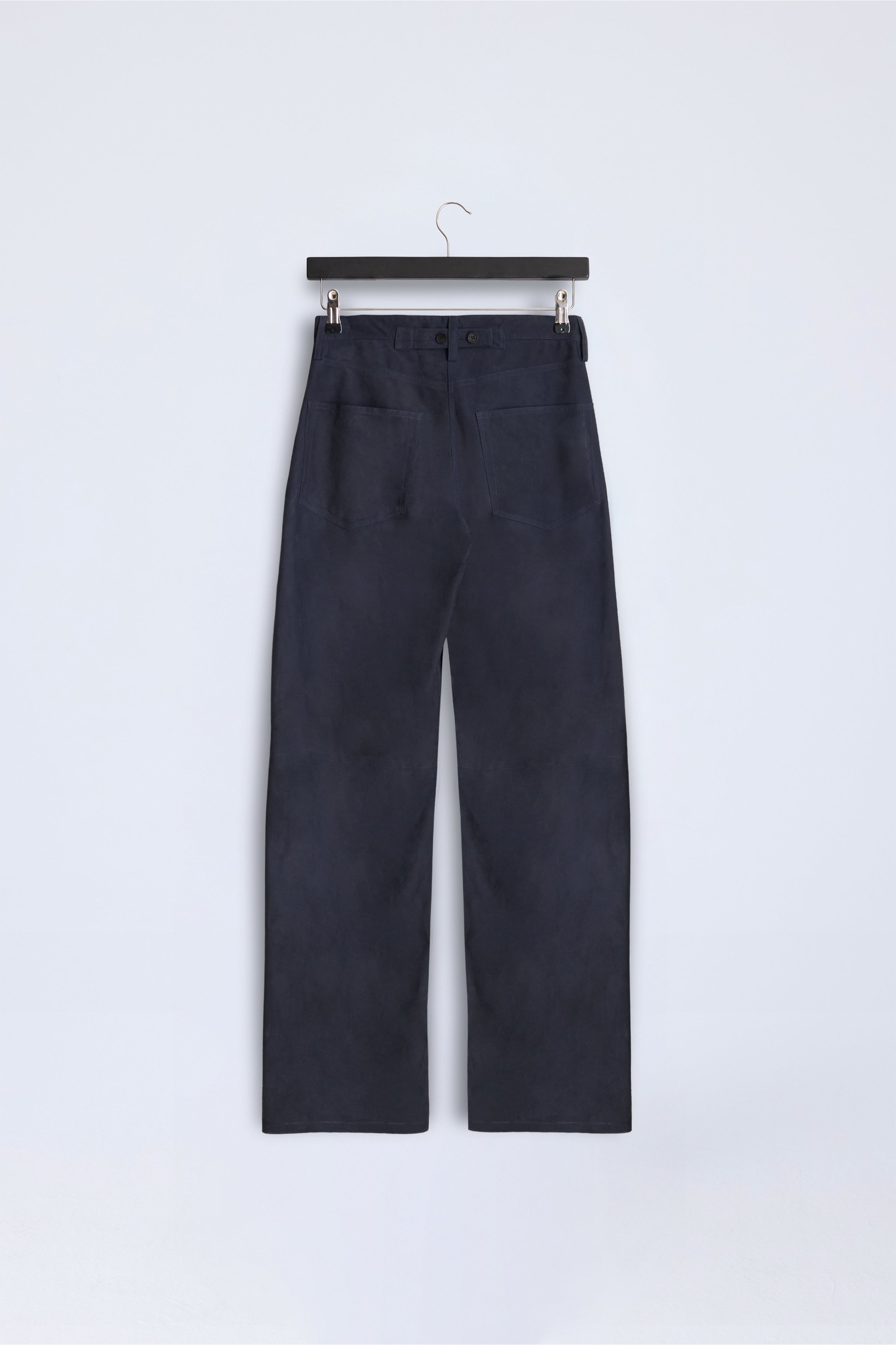 Soft Curve Barrel Pants - Navy