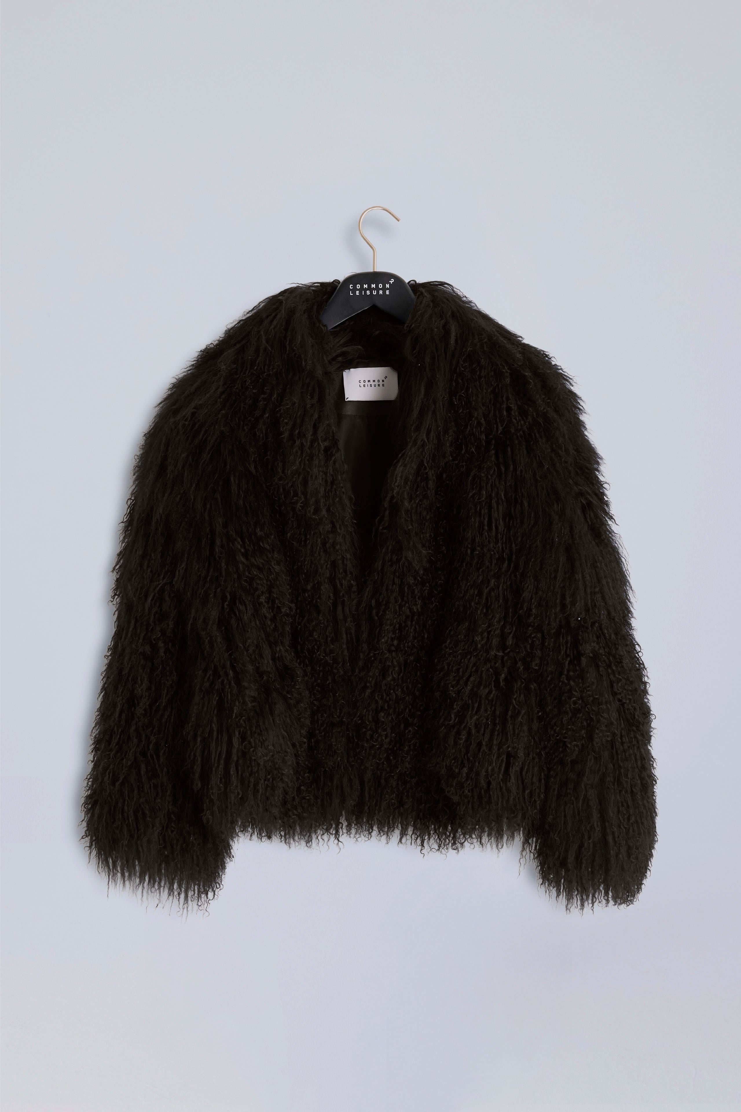 Shaggy Icon Mongolian Wool Coat - Dark Chocolate