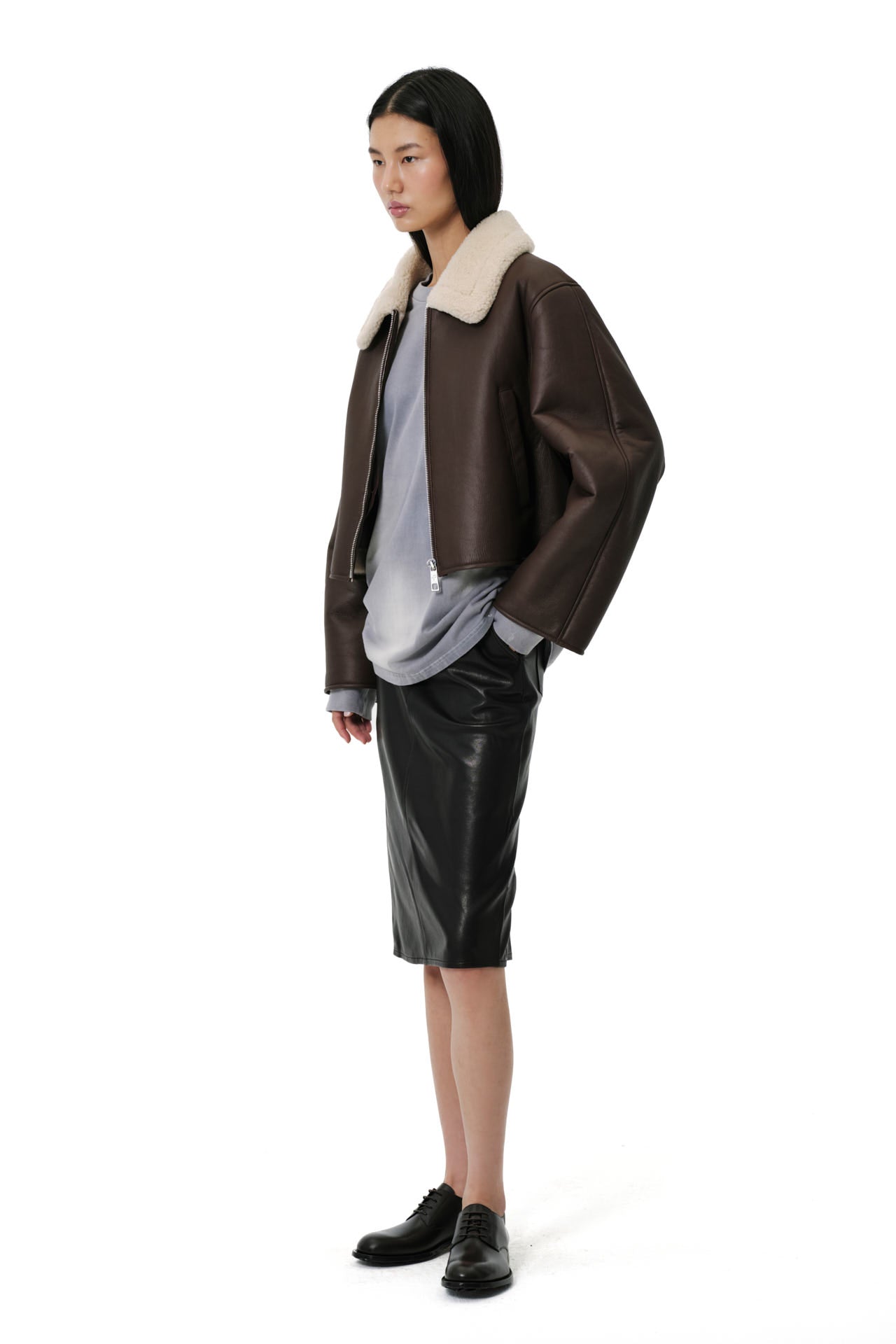 Scuba Mini 2.0 Shearling Jacket - Dark Chocolate