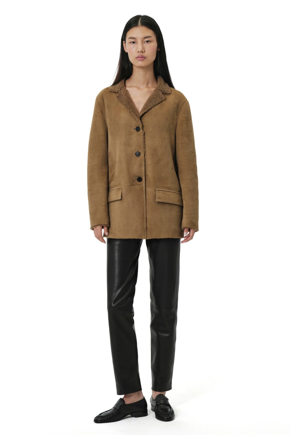 Workwear Jacket | Merino Shearling – Tobacco