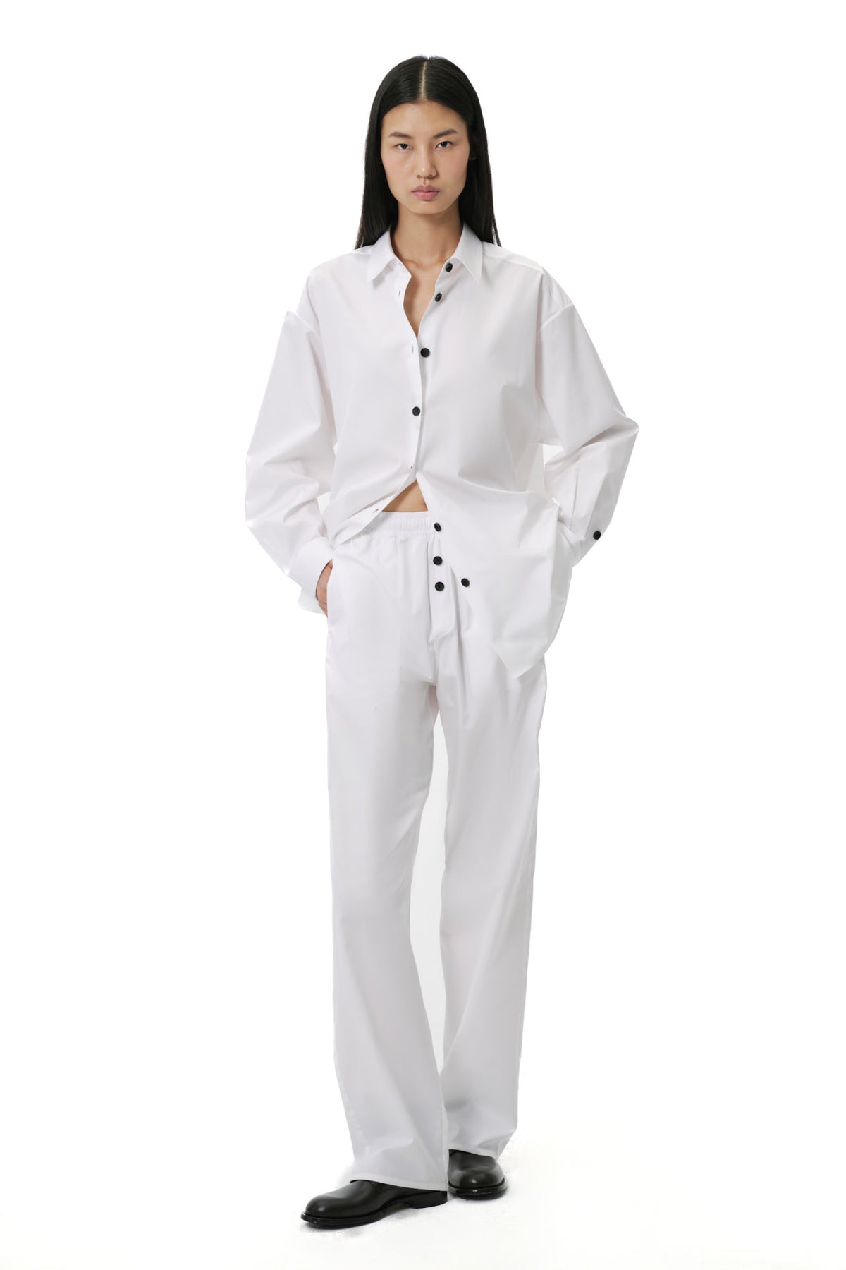 CL Classic Shirt | Cotton Poplin - White