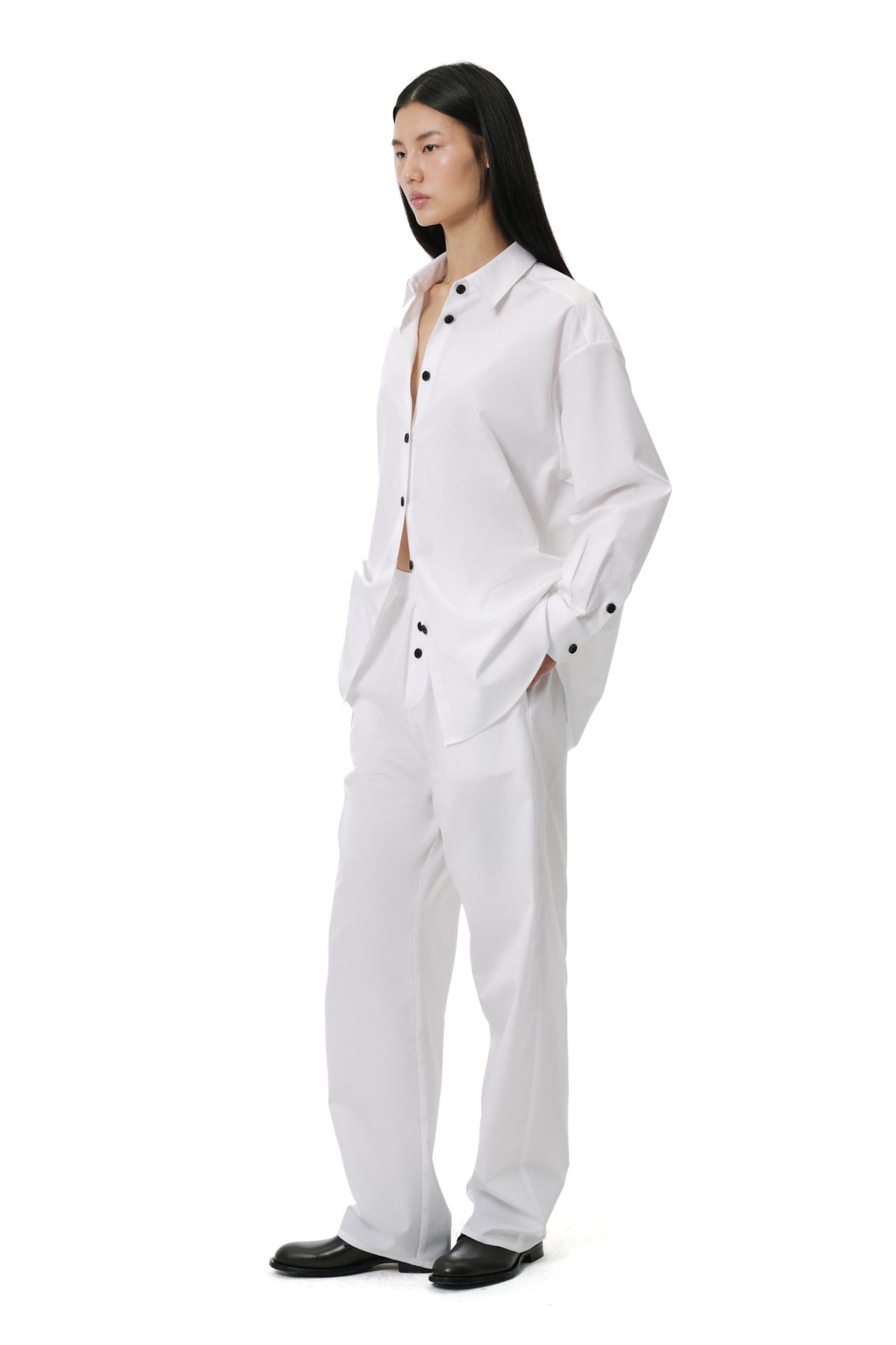 CL Classic Shirt | Cotton Poplin - White
