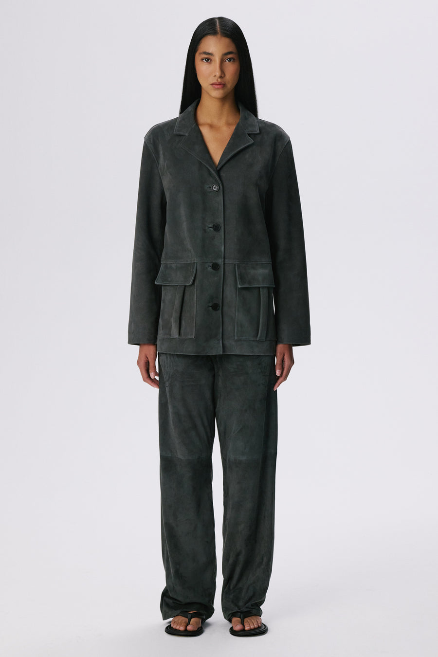 The Permanent Lounge Pants | Metis Suede – Graphite