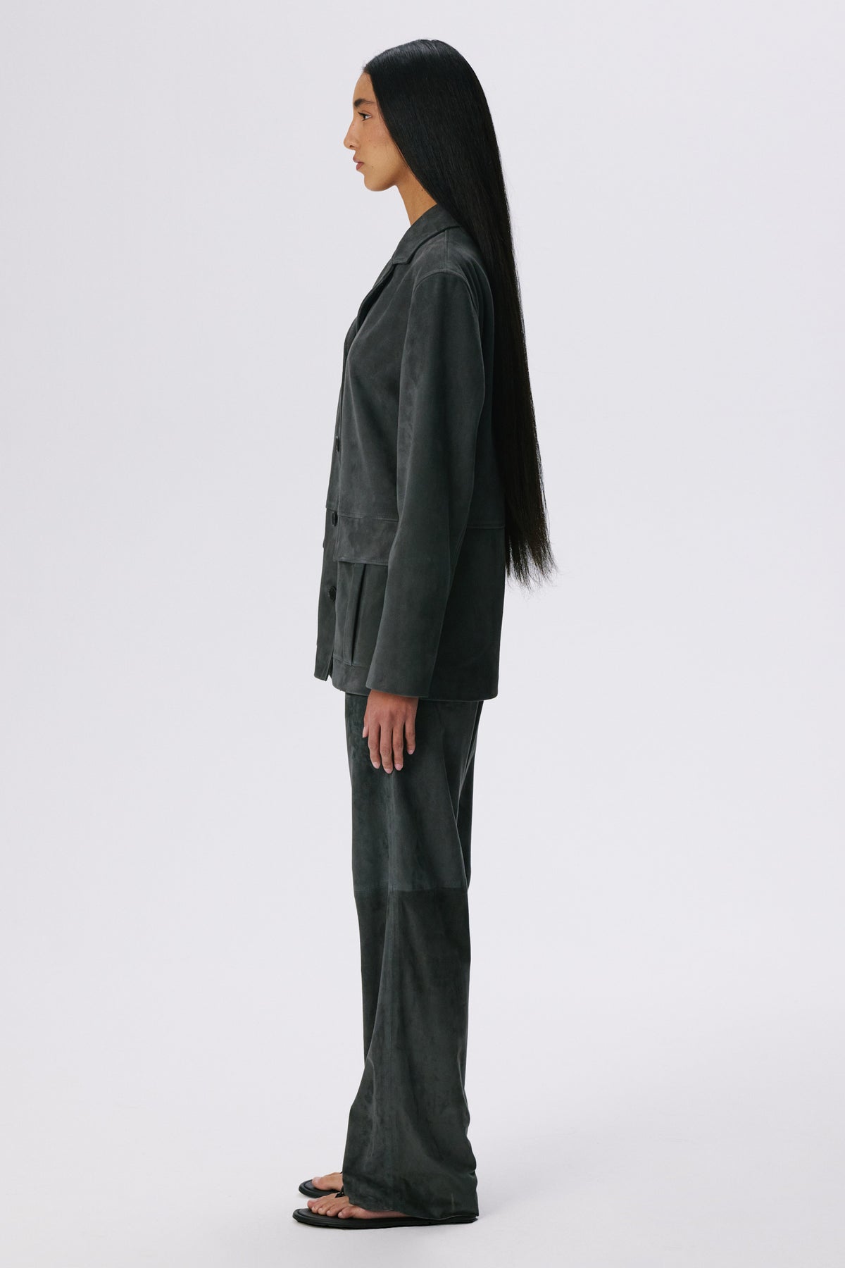 Suede Workwear X Jacket | Graphite
