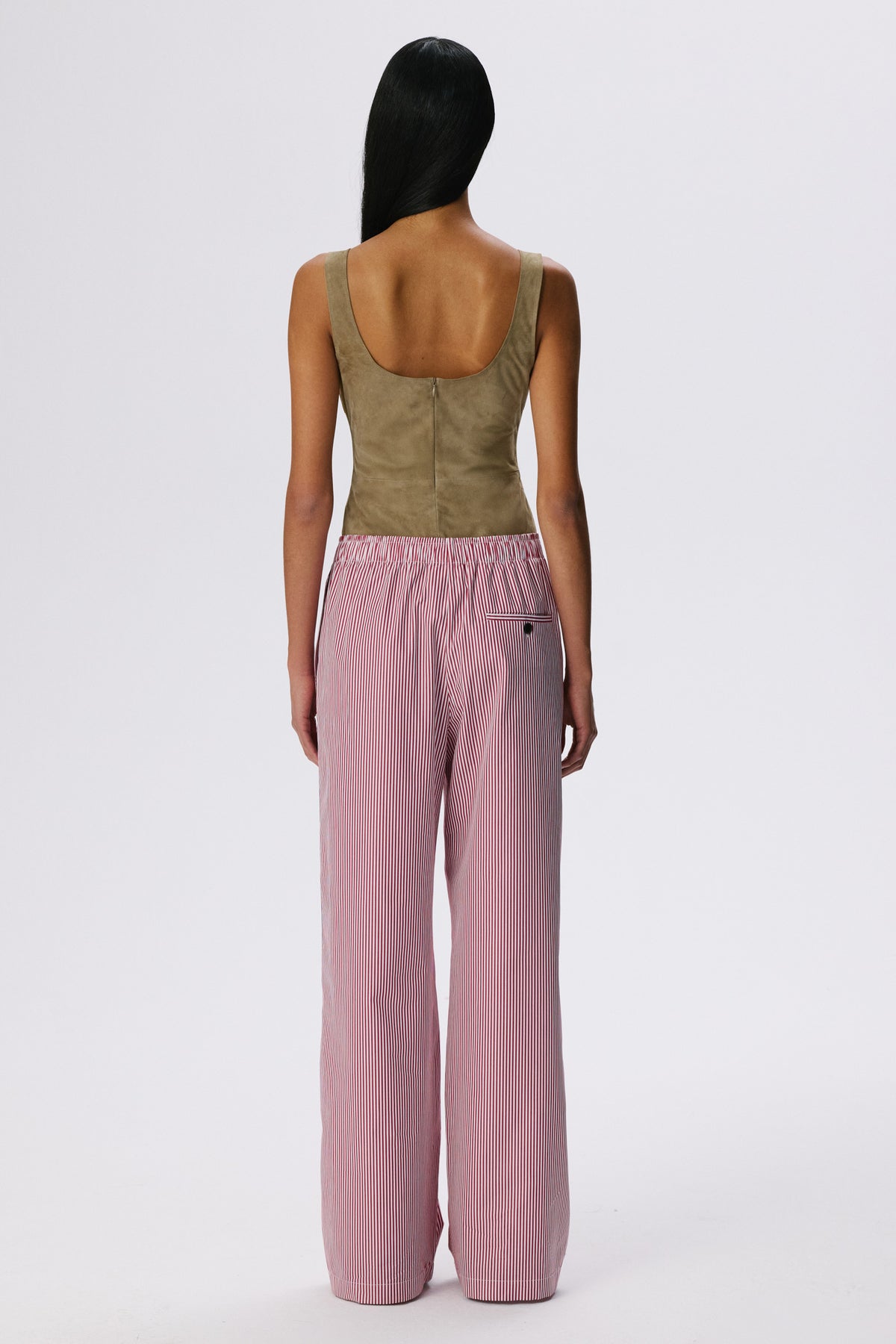 No Time Bodysuit | Metis Suede – British Khaki
