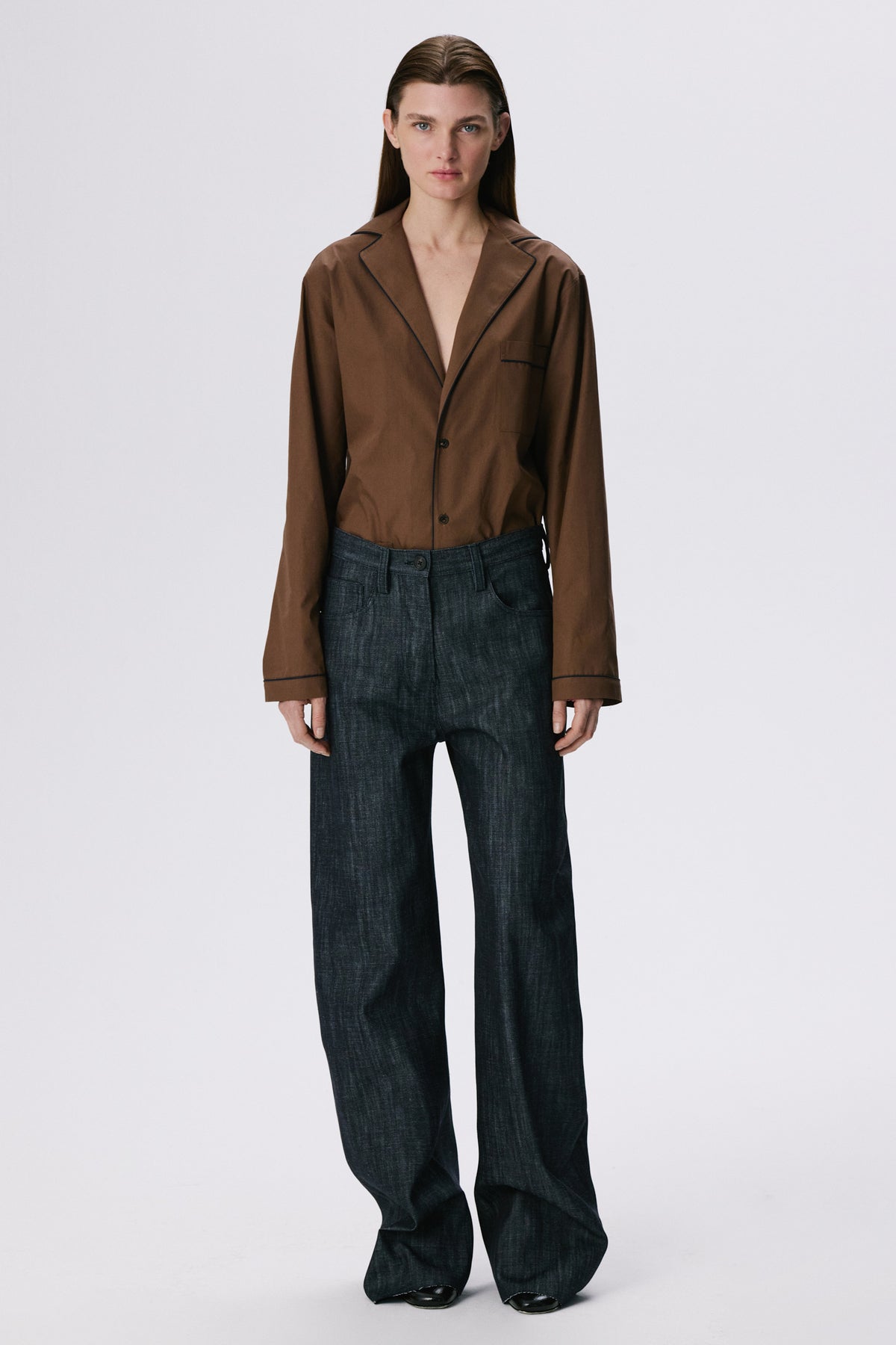 Soft Curve Barrel Pants | Denim – Raw