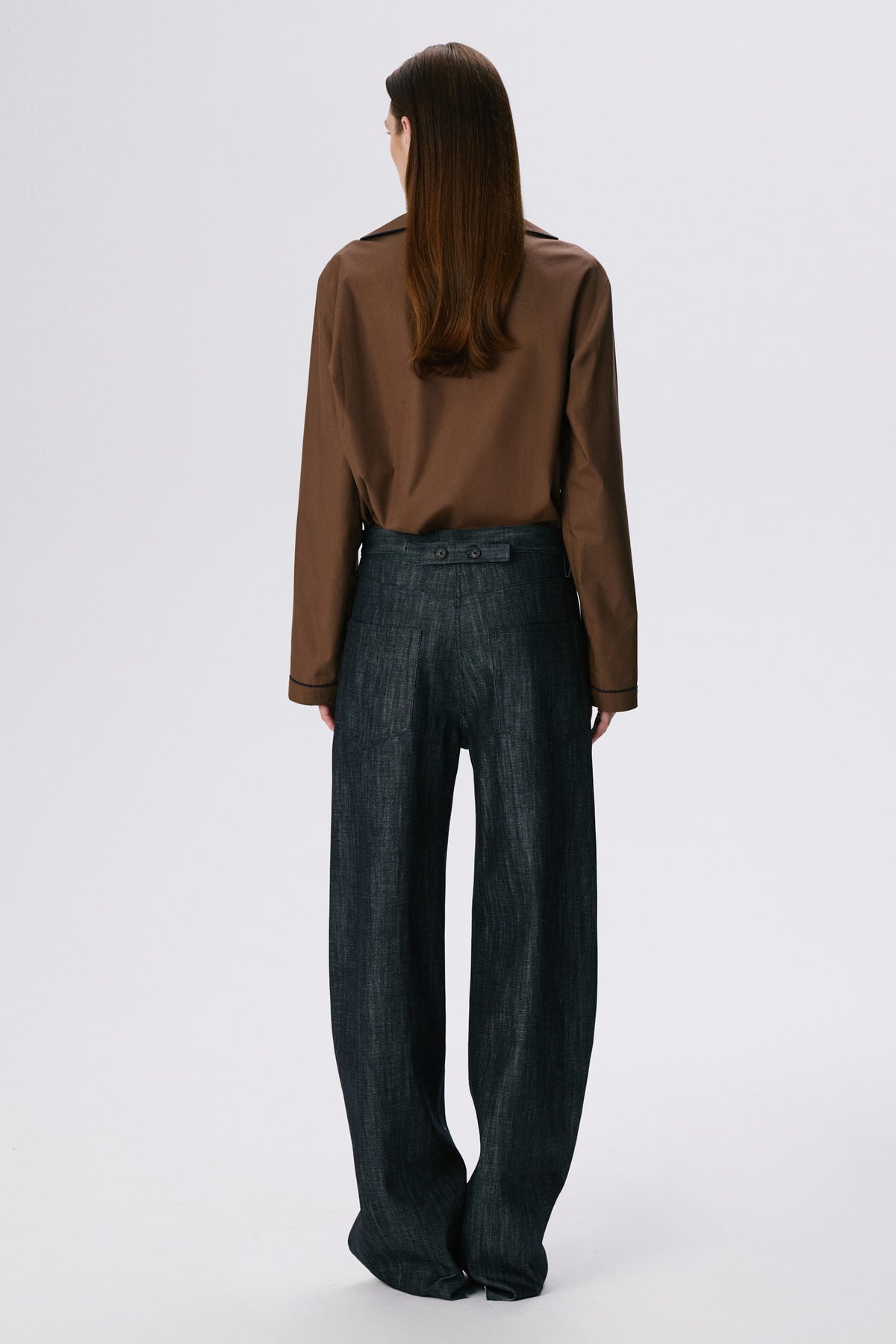 Soft Curve Barrel Pants | Denim – Raw