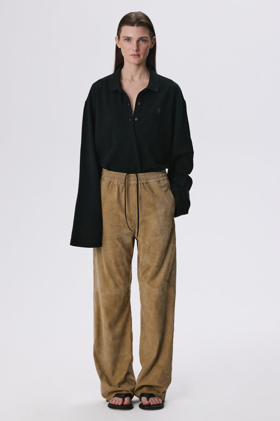 The Permanent Lounge Pants | Metis Suede – British Khaki