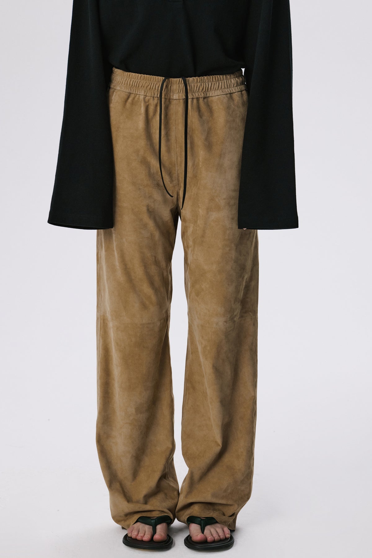 The Permanent Lounge Pants | Metis Suede – British Khaki