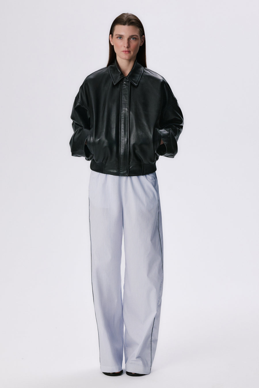 Bomber X Jacket | Leather - Black
