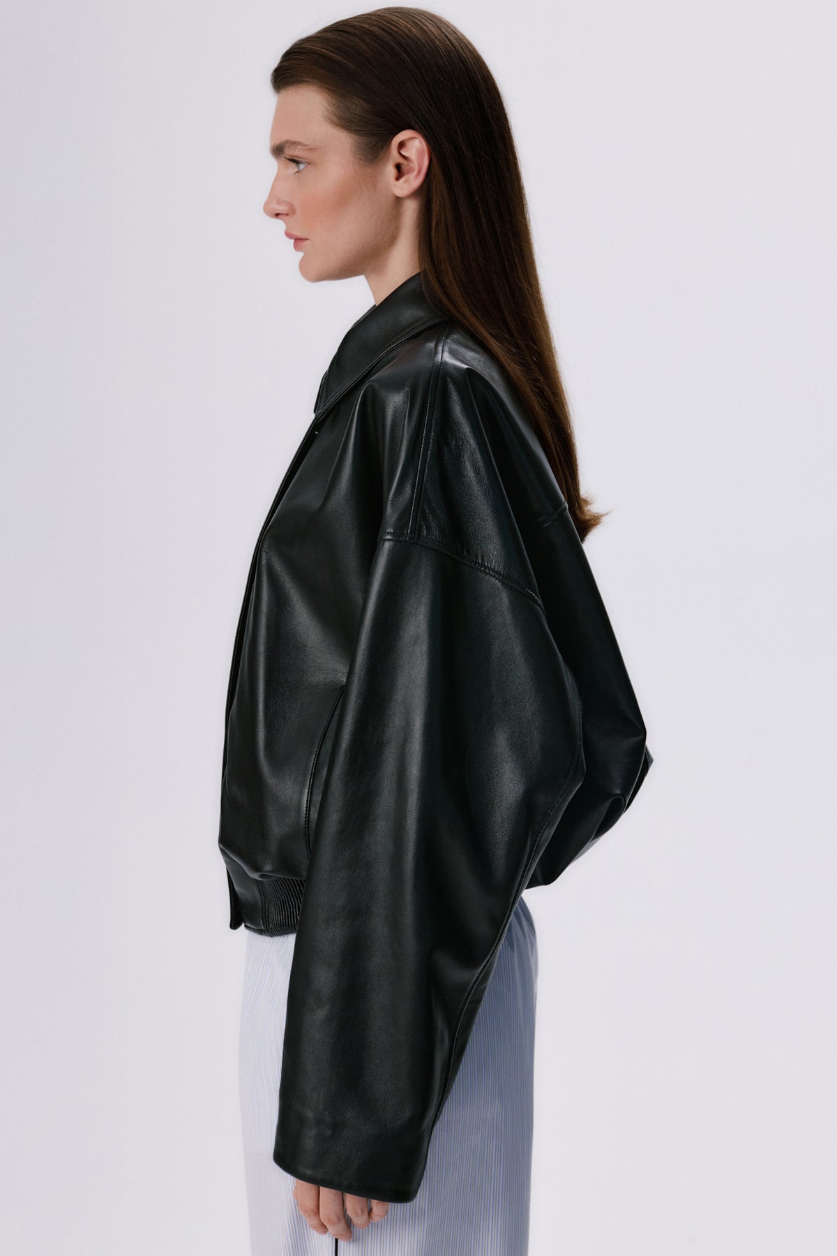 Bomber X Jacket | Leather - Black