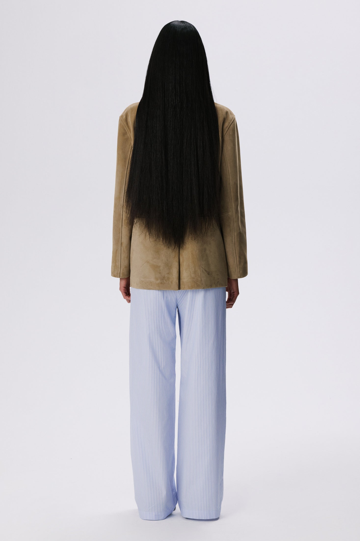 Suede Workwear X Jacket | British Khaki