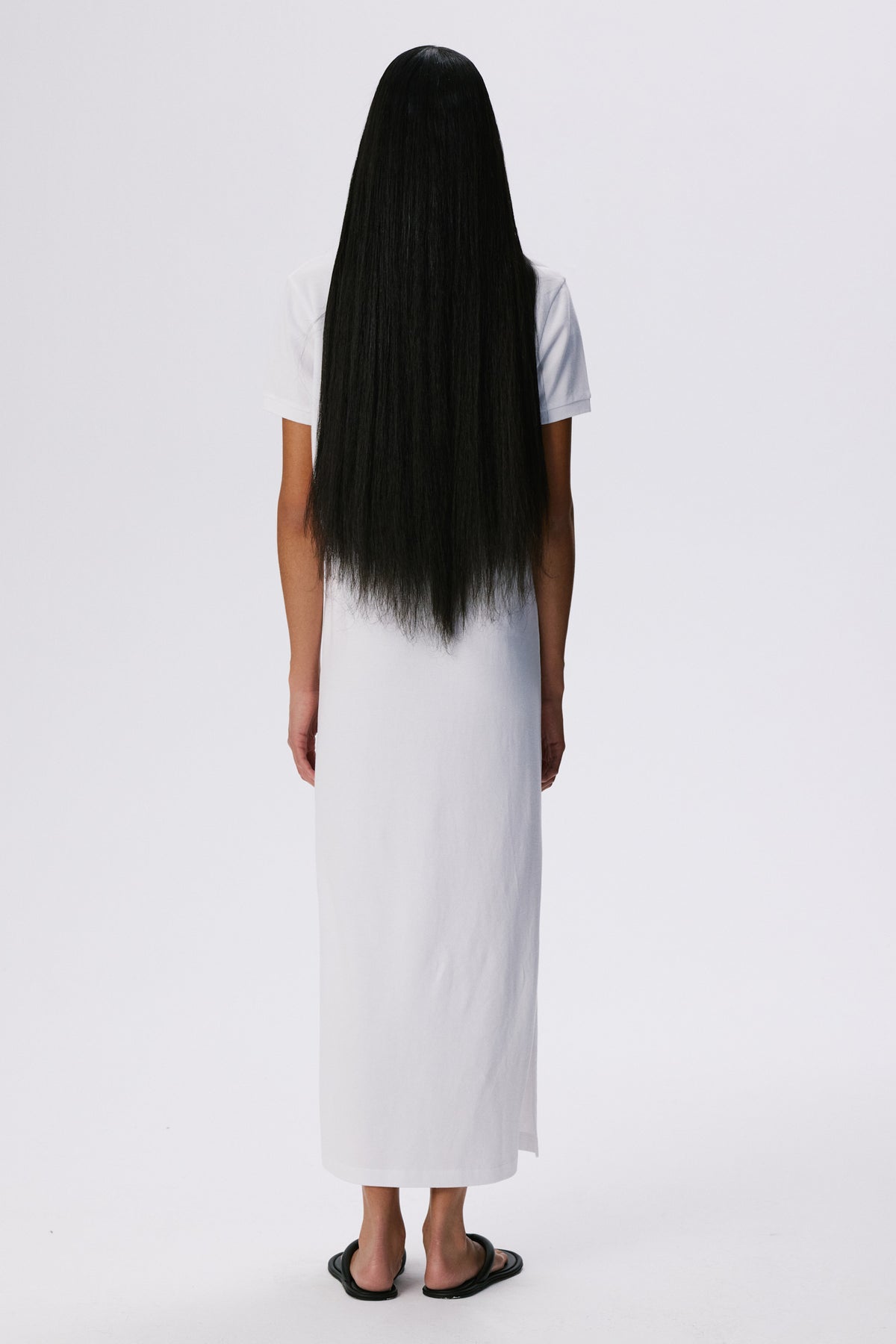 Polo Dress | Cotton Piqué – White