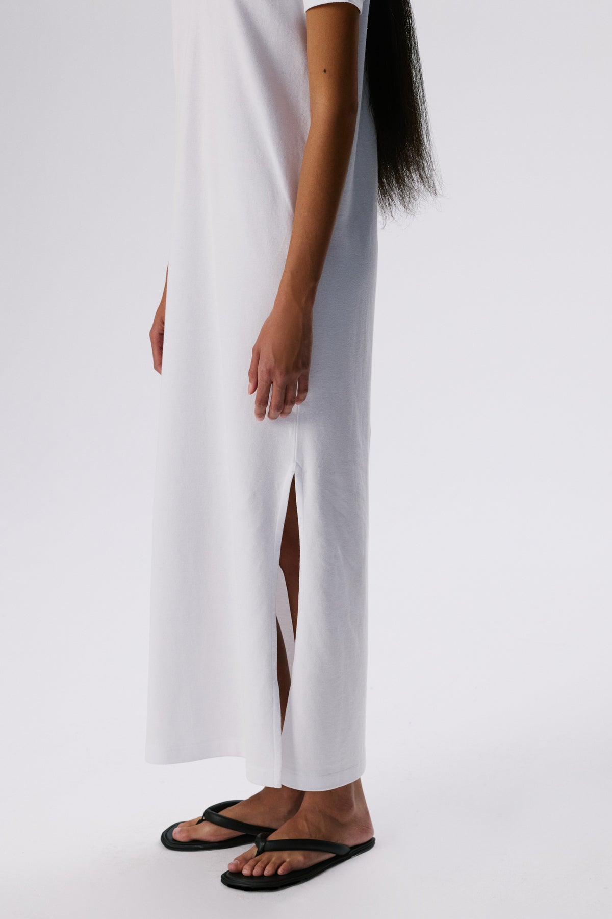 Polo Dress | Cotton Piqué – White