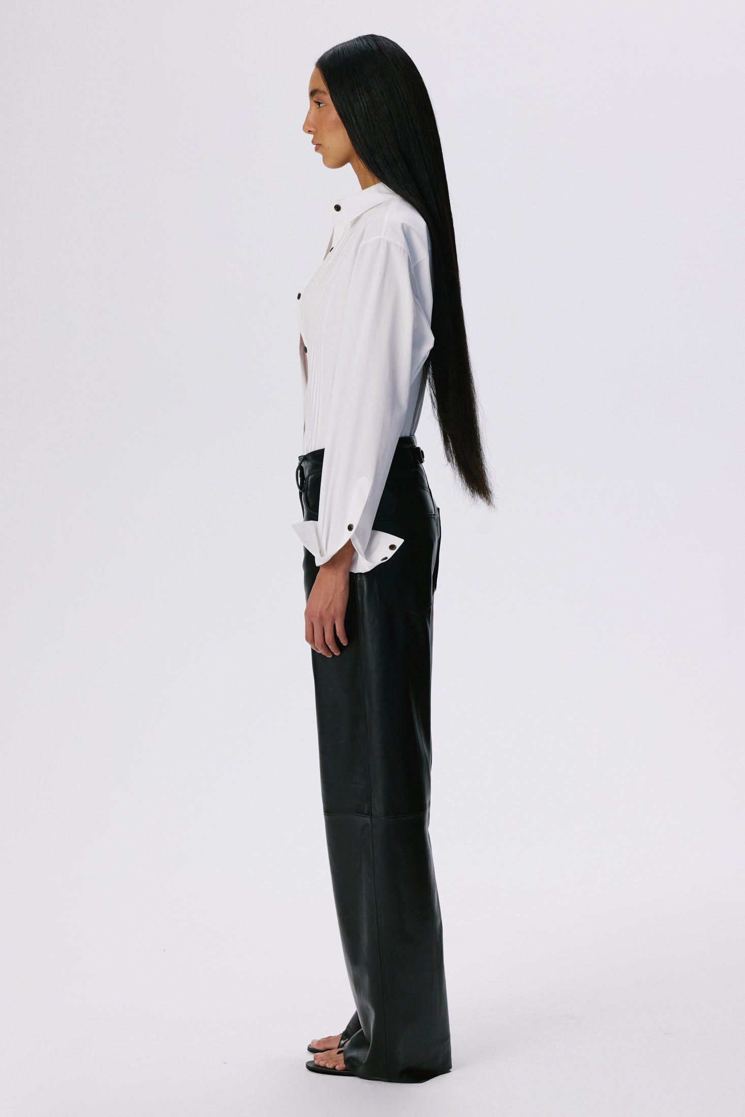 Daily Tux Shirt | Cotton Poplin – White