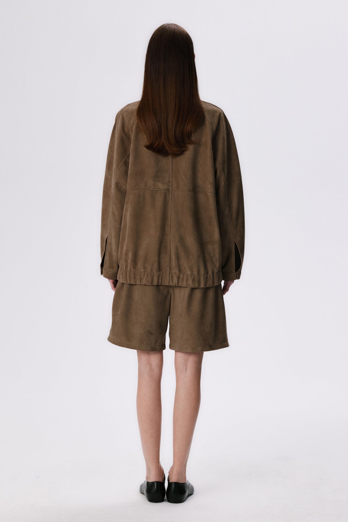 Pull-On Lounge Shorts | Suede – Tobacco