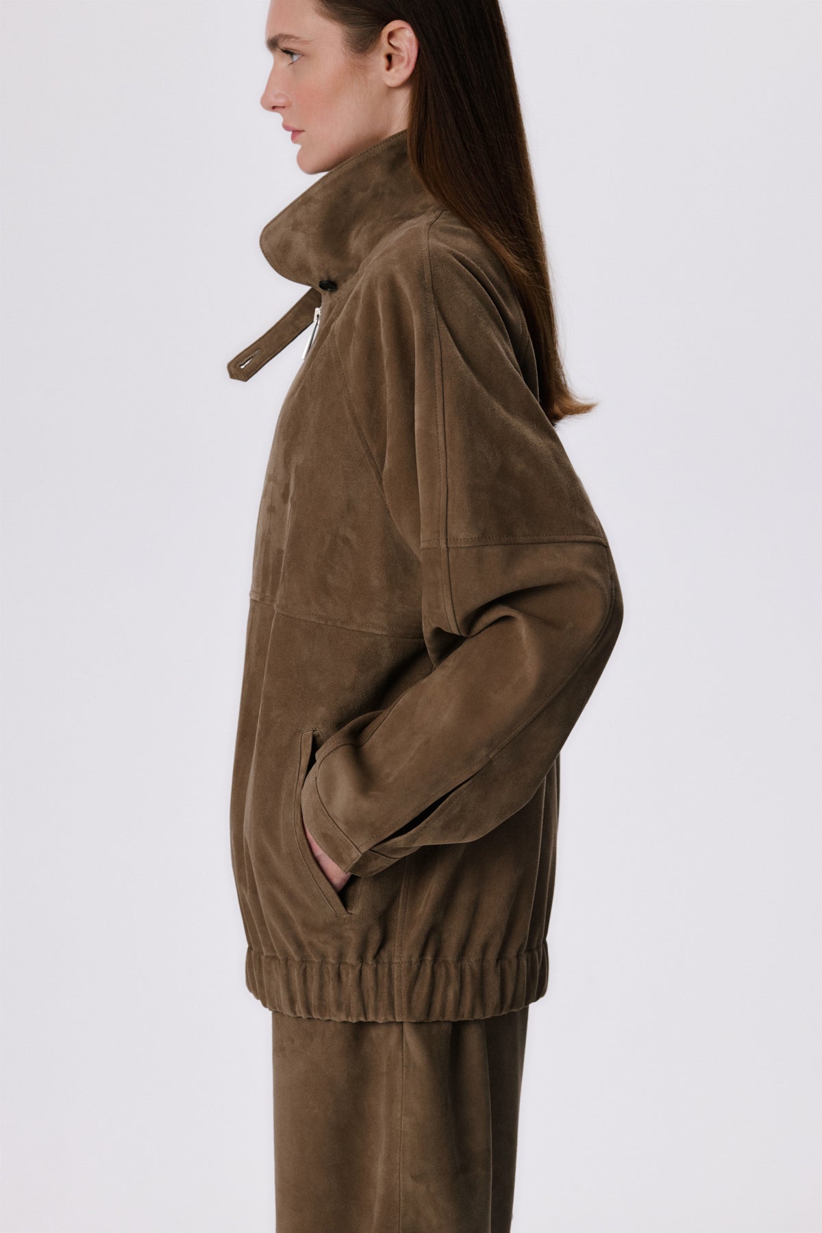Whisper Jacket X | Suede - Tobacco