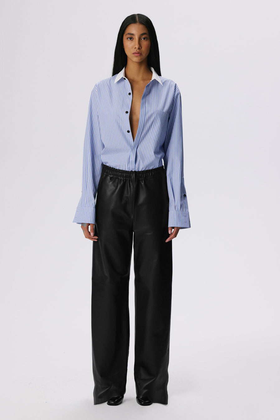 The Permanent Lounge Pants | Leather – Black