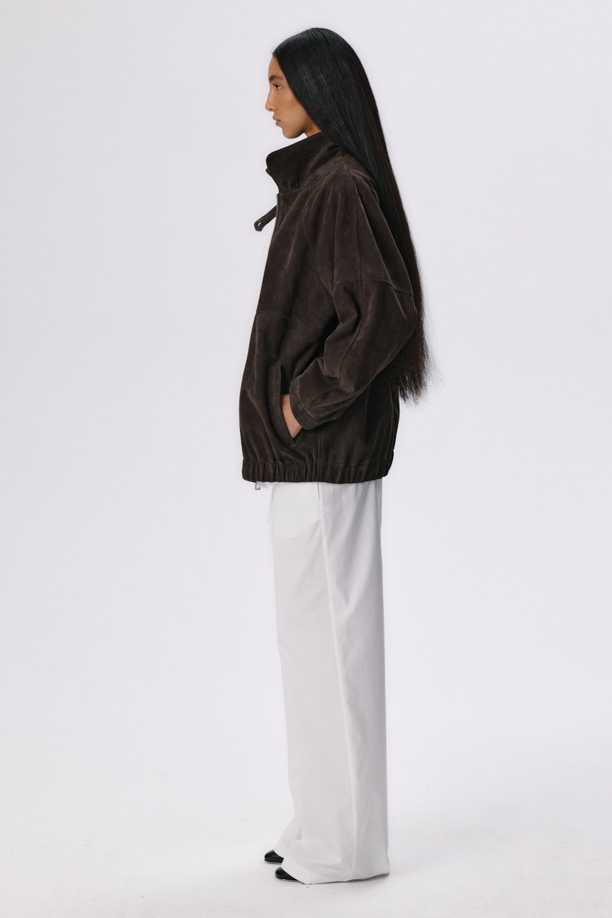 Whisper Jacket X | Suede - Chocolate