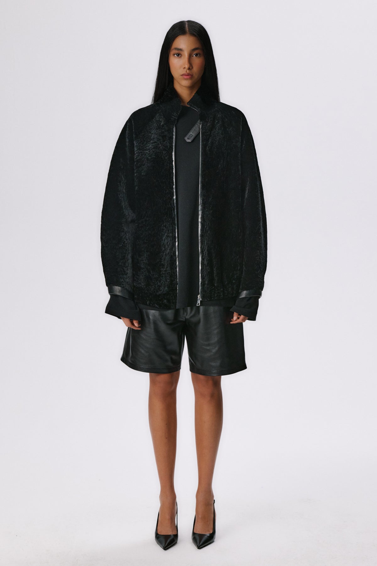 Whisper Jacket X | Cosmos Shearling - Black