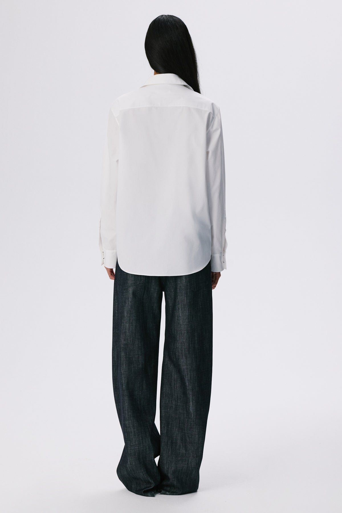 Daily Tux Shirt | Cotton Poplin – White