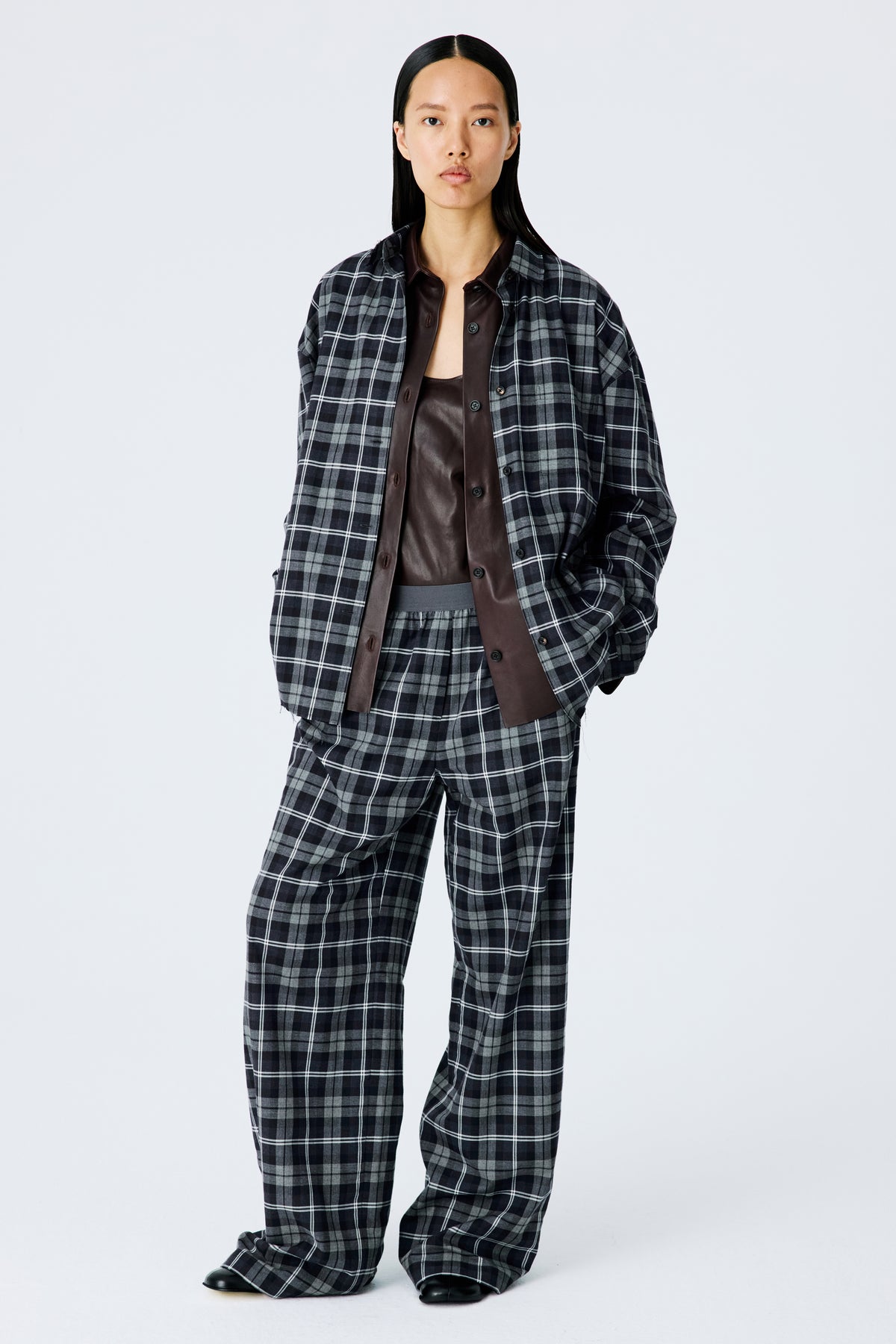 Tranquil Shirt | Plaid Flannel – Navy