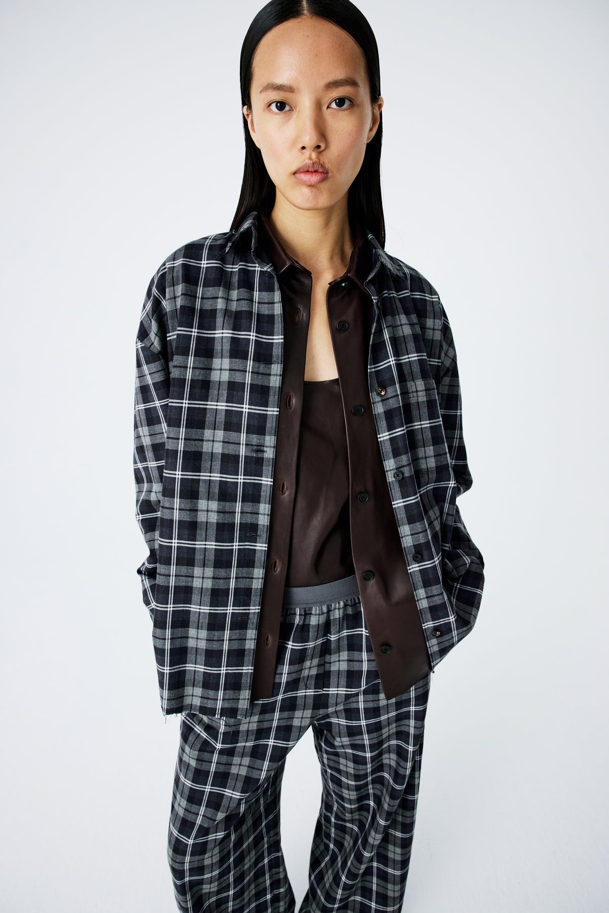 Tranquil Shirt | Plaid Flannel – Navy