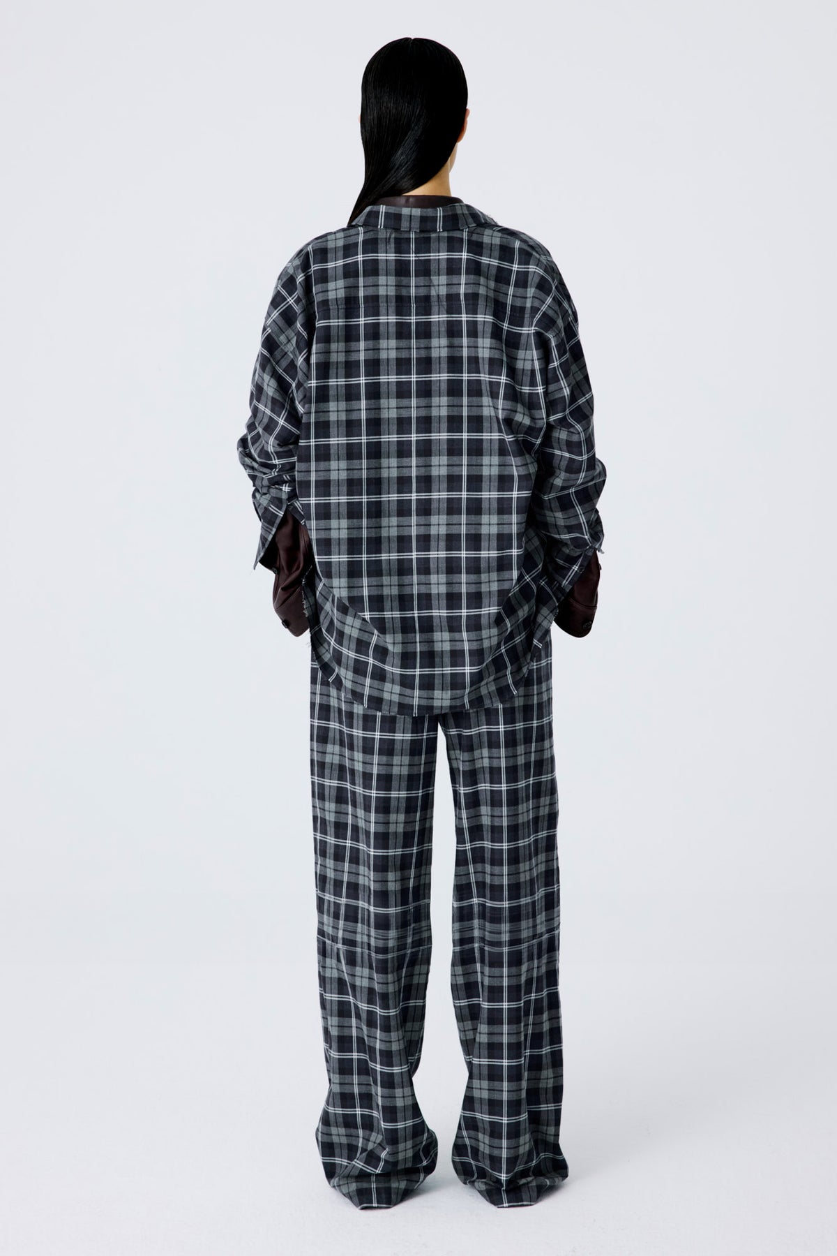 Lounge Pants | Plaid Flannel - Navy