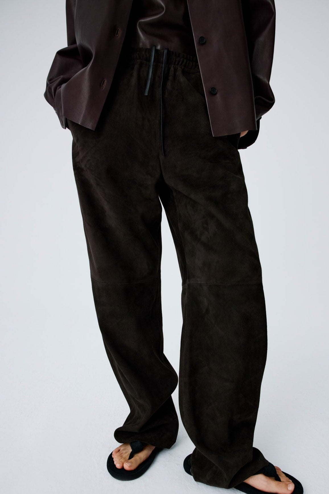 Suede Lounge Pants II - Burnt Oak