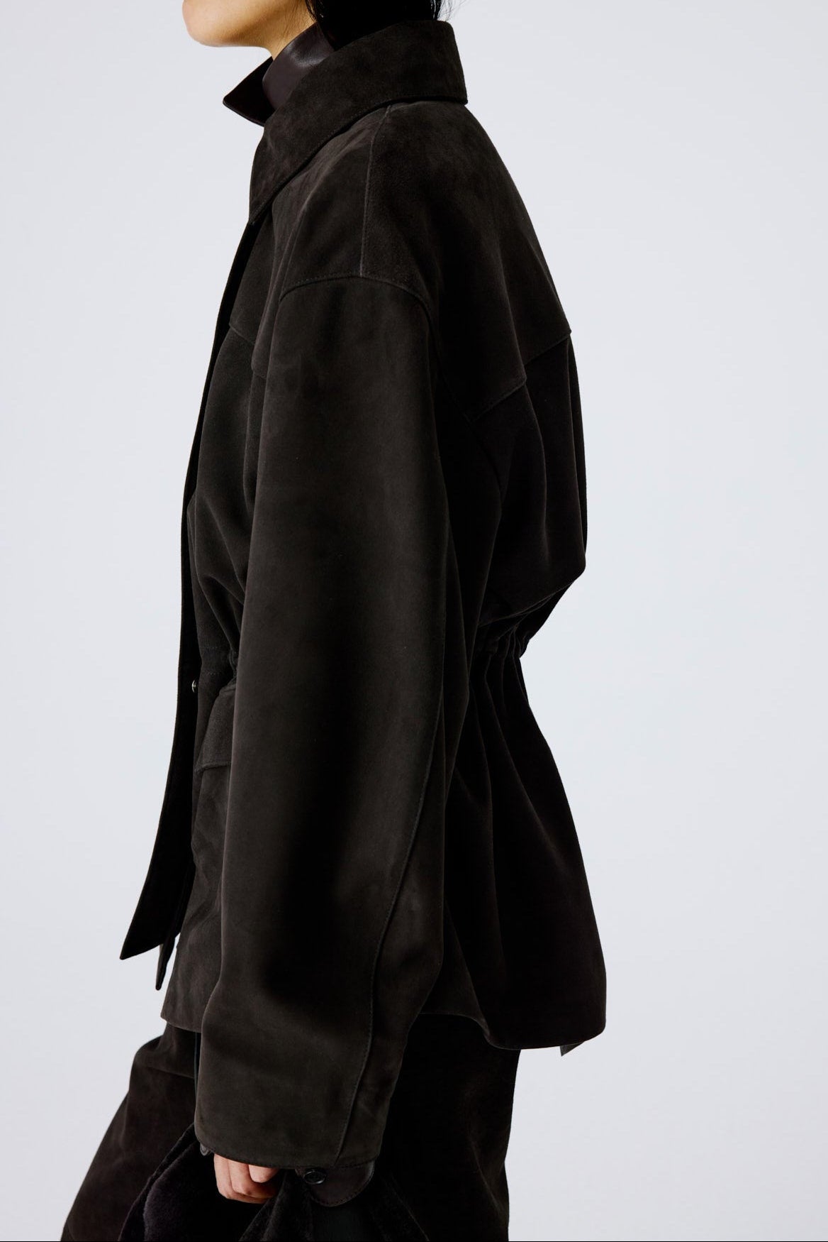 Barn Jacket | Suede – Burnt Oak