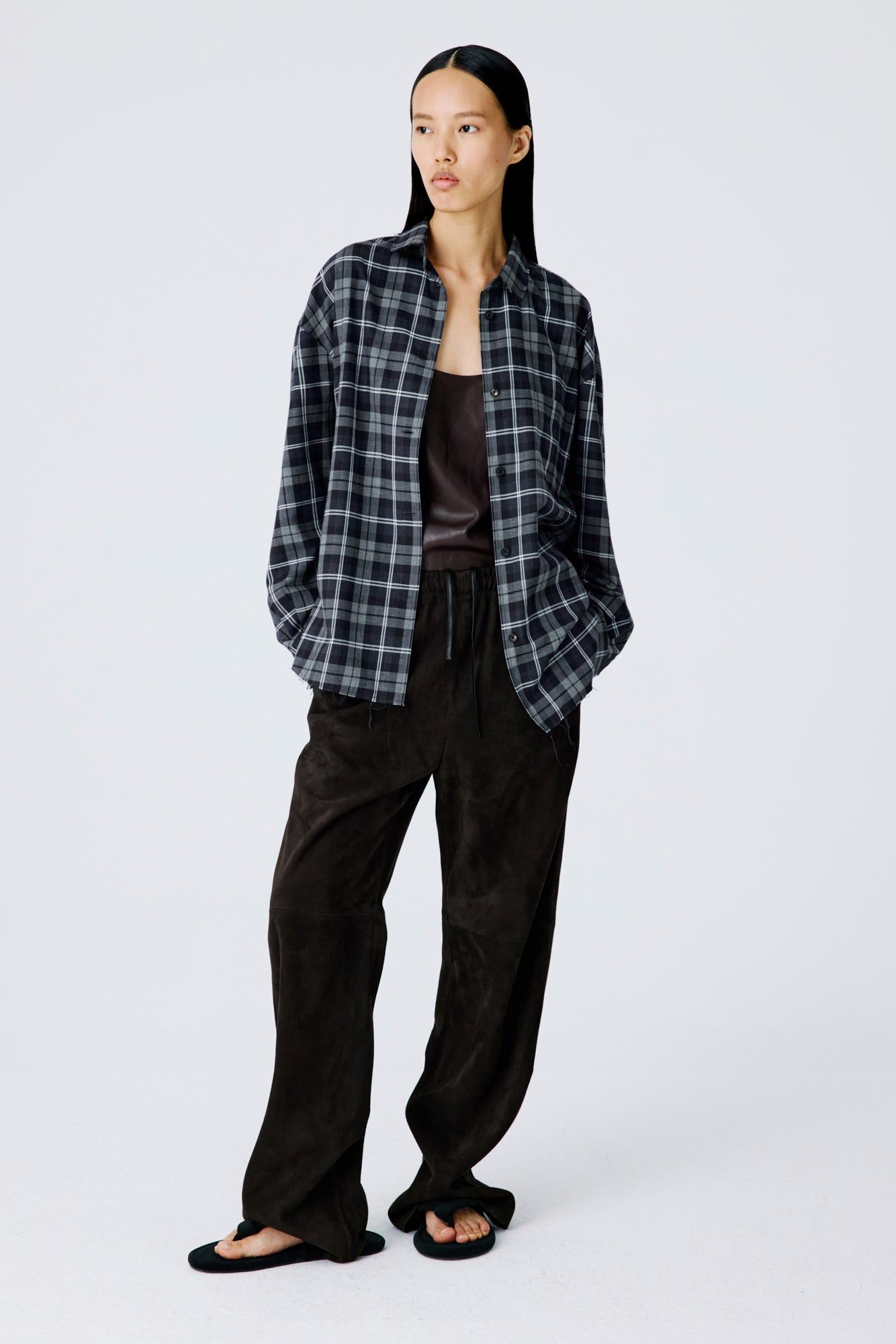 Suede Lounge Pants II - Burnt Oak