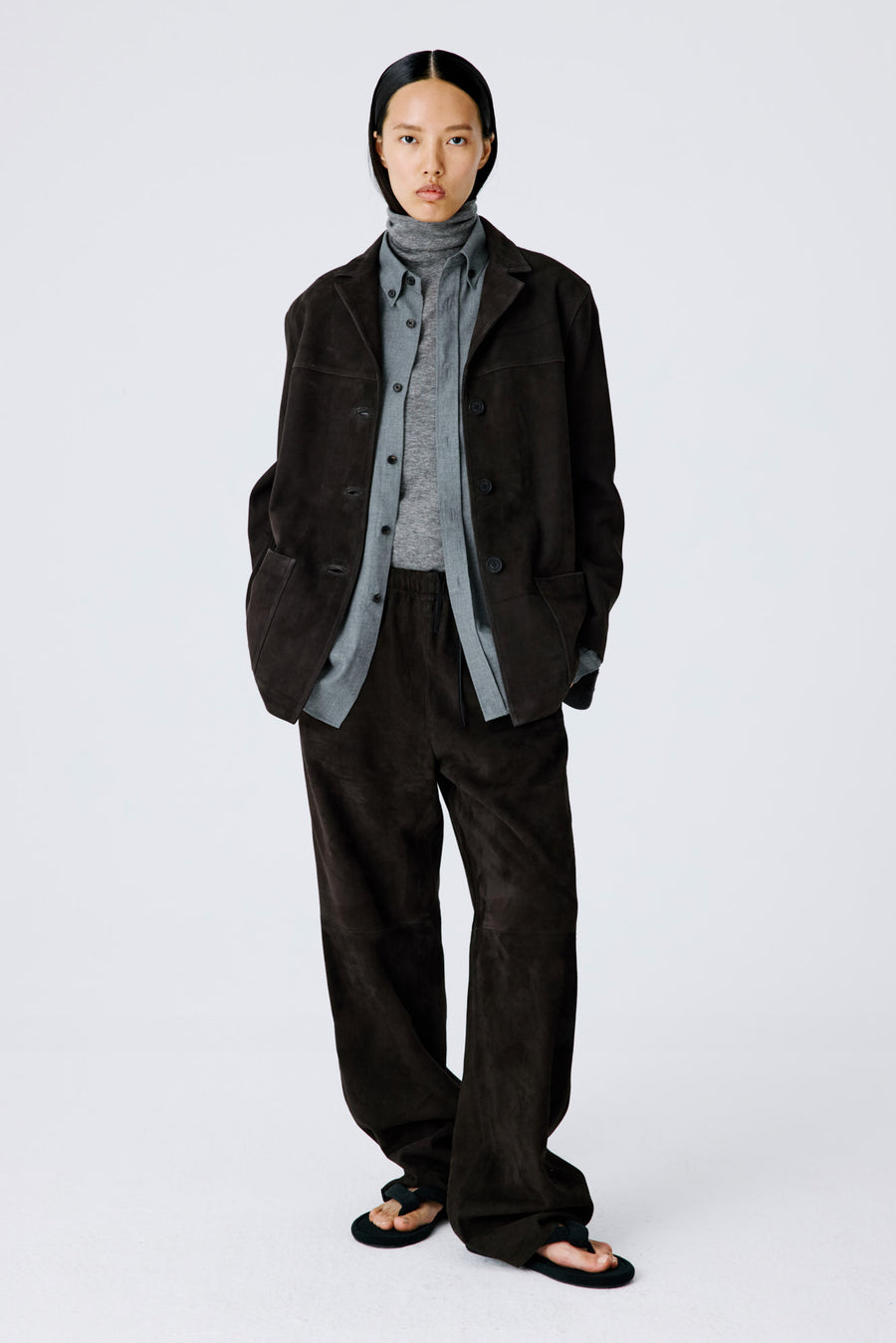 Lounge Pants II | Suede – Burnt Oak