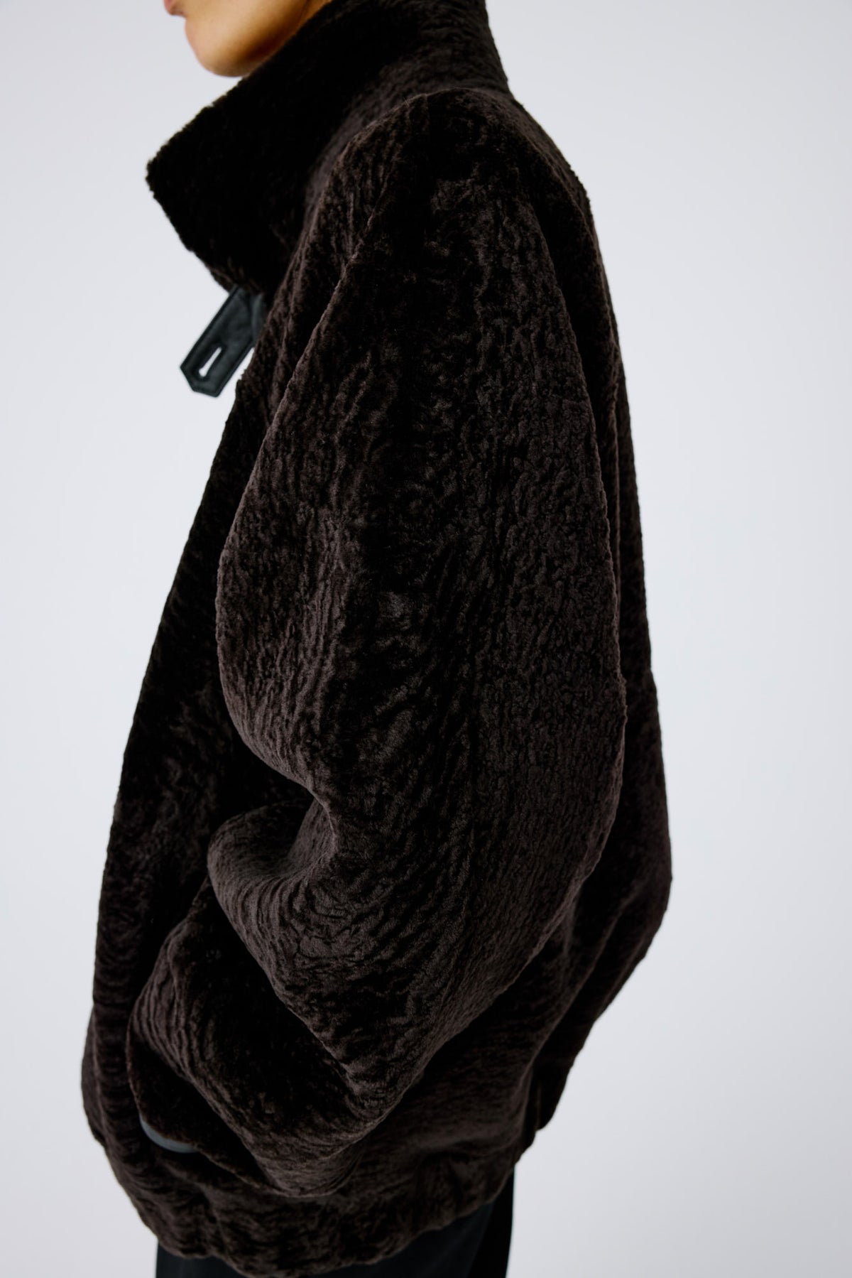 Whisper Jacket | Cosmos Shearling – Dark Chocolate